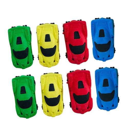 FUNNETOYU 20 Stück Autobahngummi Süßes Briefpapier Für Zufälle Radiergummi in Autoform Radiergummi Lustiges Kindergeschenk Zufällige Farbe von FUNNETOYU