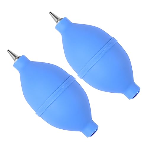 FUNNETOYU 2Stücke Silikon Luftgebläse Squeeze Birne Effektive Staubentfernung für Computer Sukkulenten Langlebiges Reinigungsgerät Blau von FUNNETOYU