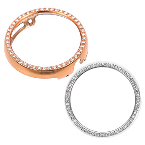 FUNNETOYU 2Stücke Uhrenhülle mit Strass Kompatibel mit Pixel Watch Abnehmbarer Schutzrahmen Empfindliche Uhrenabdeckung Roségold für Täglichen Gebrauch FUNNETOYU 2Stücke Uhrenhülle mit Strass Kompatibel mit Pixel Watch Abnehmbarer Schutzrahmen Empfindliche Uhrenabdeckung Roségold für Täglichen Gebrauch von FUNNETOYU