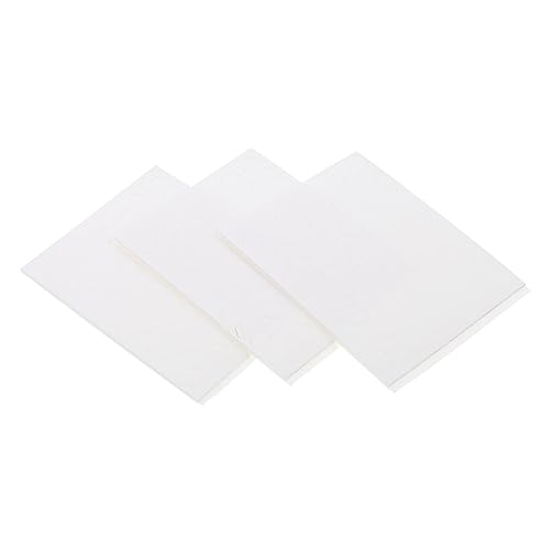 FUNNETOYU 3 Blätter Doppelseitiger Schaumklebstoff einseitig Fest schwer bunt handyhalterung klebeband aufkleber starke Klebestreifen Klebstoffpatches Klebebänder Schaumkleber Weiß von FUNNETOYU