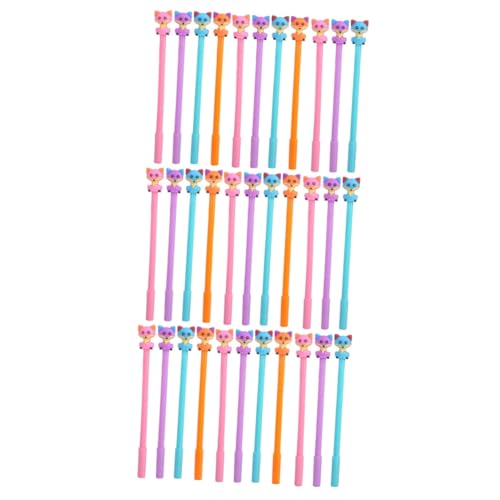 FUNNETOYU 3 Sätze Gel Stift Süßer Stift Cartoon-gelstift Süßer Cartoon-stift Lustiger Stift Süße Stifte Lustige Stifte Süßes Briefpapier Japanische Schreibwarenstifte Plastik 11 Stücke * 3 von FUNNETOYU