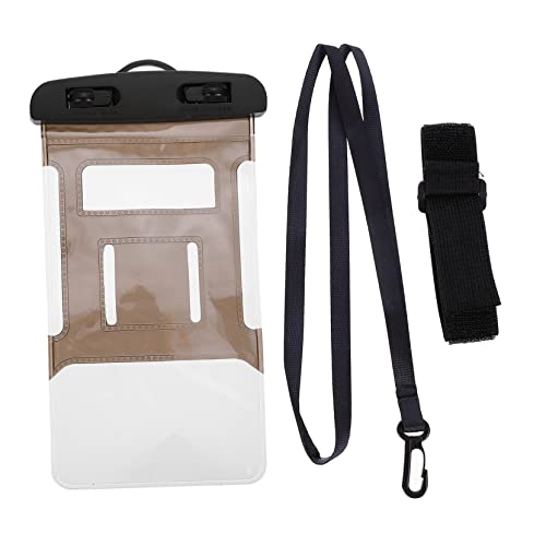 FUNNETOYU 3 Stück Armbinde fittnessband fittnessarmband wasserfeste Handytasche Wasserdichtes Telefonetui Handyhülle unter Wasser MP3-Schutzhülle wasserdichtes PVC-Material Black von FUNNETOYU