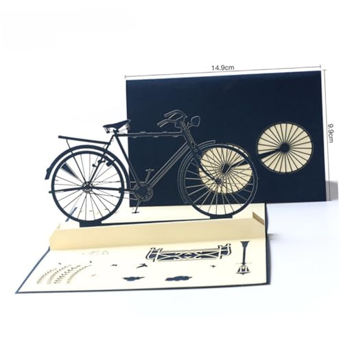 FUNNETOYU 3D-Up-Karten 3D-Fahrradkarten bis grußkarten Abschlussfeier begünstigt 2020 Geburtstagsgrußkarten abschlussgeschenk geburtstagskarten geburtskarte Abschlusskarten Blue von FUNNETOYU