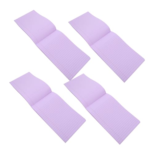 FUNNETOYU 4 Stück Notizblock Aus Papier Schulhefte A5 Gefüttert Notizbücher Notizblock Für Studenten Liniertes Notizbuch Und Registerkarte Notebook Süße Notizbilder Legal Liste Violett FUNNETOYU 4 Stück Notizblock Aus Papier Schulhefte A5 Gefüttert Notizbücher Notizblock Für Studenten Liniertes Notizbuch Und Registerkarte Notebook Süße Notizbilder Legal Liste Violett von FUNNETOYU