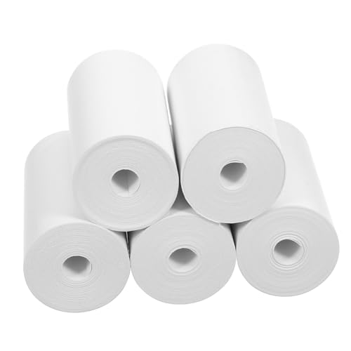 FUNNETOYU 5 Rollen -Kassenpapier Thermodrucker Thermalpapier Thermal- thermisches Etikett Thermodruckpapier Mini-Thermopapier Bedrucken von Thermopapier selbstklebendes Thermopapier FUNNETOYU 5 Rollen -Kassenpapier Thermodrucker Thermalpapier Thermal- thermisches Etikett Thermodruckpapier Mini-Thermopapier Bedrucken von Thermopapier selbstklebendes Thermopapier von FUNNETOYU