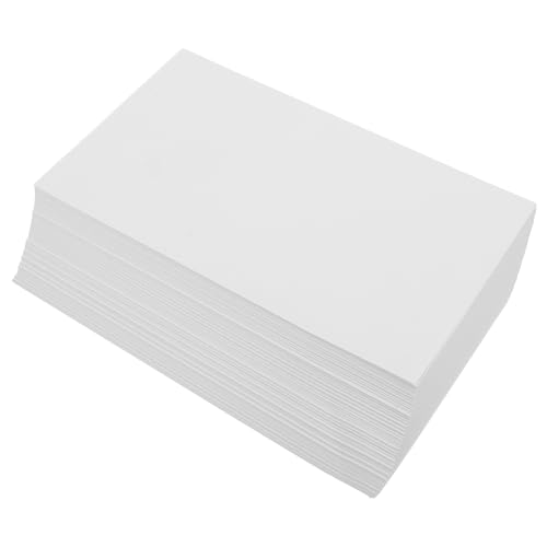 FUNNETOYU 500 Blatt Gutscheinpapier Leer Mehrzweck Schmucklos Ries Kopierpapier Multifunktions Druckerpapier Papier Zum Kopieren Diy-papiere Schreibpapier Praktische Papiere Weiß von FUNNETOYU