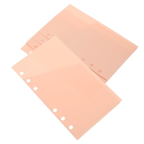 FUNNETOYU 5Stücke Einsätze mit Transparente Hüllen für Haushaltsbuch Praktische Ordnertaschen für Lose für Budgetplanung und Organisation Leicht von FUNNETOYU