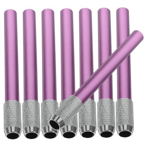 FUNNETOYU 8 Stück Bleistiftverlängerer für Zeichnung Wachsmalstift-Verlängerung Bleistifte Graphit werkzeug bleistift verlängerungsstange Cartoon-Bleistift-Extender Rostfreier Stahl Violett FUNNETOYU 8 Stück Bleistiftverlängerer für Zeichnung Wachsmalstift-Verlängerung Bleistifte Graphit werkzeug bleistift verlängerungsstange Cartoon-Bleistift-Extender Rostfreier Stahl Violett von FUNNETOYU
