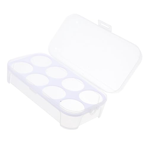 FUNNETOYU Eieraufbewahrungsbox für Kühlschrank Tragbarer Eierträger mit Platz für Eier für Camping und Picknick und Praktisch Weiß für Frische Lagerung und Einfachen FUNNETOYU Eieraufbewahrungsbox für Kühlschrank Tragbarer Eierträger mit Platz für Eier für Camping und Picknick und Praktisch Weiß für Frische Lagerung und Einfachen von FUNNETOYU