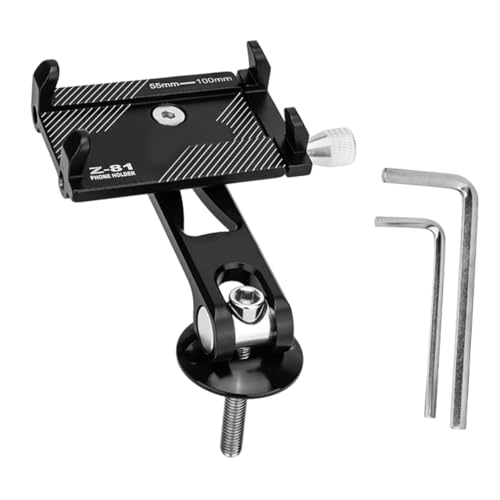 FUNNETOYU Fahrrad Handyhalterung Einstellbare Halterung für Fahrradlenker Vibrations Design für Sicheres Navigieren Passend für Handys von FUNNETOYU