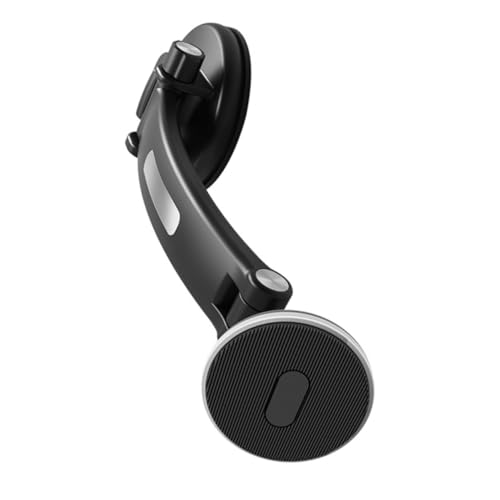 FUNNETOYU Halterung für Autotelefon Saughalterung fürs Auto Autotelefonhalter Handy autohalterung handyhalterung Handyhalter mit Saugnapf im Auto Saug -Telefonhalter Kieselgel Schwarz von FUNNETOYU