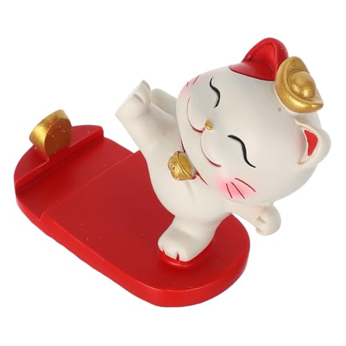 FUNNETOYU Kreativer Cartoon-Katzen-telefonhalter Aus Kunstharz Für Das Auto, Dekorativer Ständer, Desktop-Ornament Für Heimdekorationen, Katzen-telefonhalter Für Den Schreibtisch FUNNETOYU Kreativer Cartoon-Katzen-telefonhalter Aus Kunstharz Für Das Auto, Dekorativer Ständer, Desktop-Ornament Für Heimdekorationen, Katzen-telefonhalter Für Den Schreibtisch von FUNNETOYU