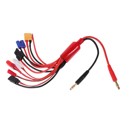 FUNNETOYU Multifunktionales Ladegerät mit Bananenstecker für Modelle DIY Adapterkabel für T Mini Hochtemperaturbeständig FUNNETOYU Multifunktionales Ladegerät mit Bananenstecker für Modelle DIY Adapterkabel für T Mini Hochtemperaturbeständig von FUNNETOYU