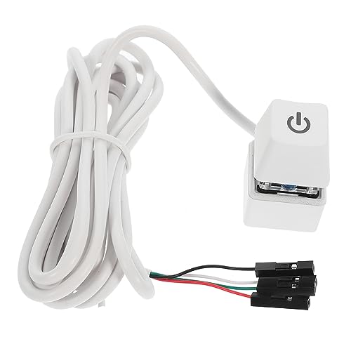 FUNNETOYU PC Netzschalter Externer Netzschalter für Desktop Computer Verlängerungskabel Einfache Steuerung mit Druckknopf Passend für Home Büro Internetcafé FUNNETOYU PC Netzschalter Externer Netzschalter für Desktop Computer Verlängerungskabel Einfache Steuerung mit Druckknopf Passend für Home Büro Internetcafé von FUNNETOYU