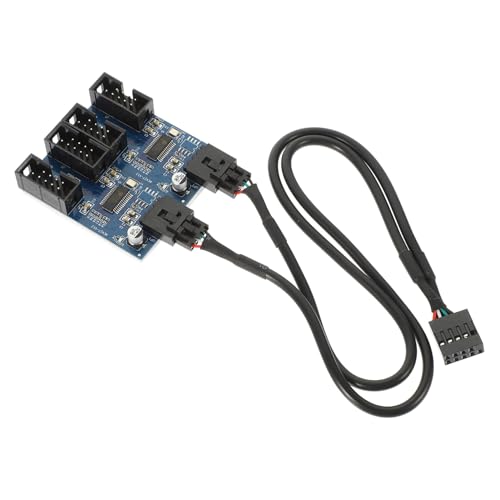 FUNNETOYU USB Pin Header Erweiterungsadapter Port Motherboard Hub für Erweiterte USB Anschlüsse für PC BAU Upgrade Kompakt Signalreduzierend Einfache Installation FUNNETOYU USB Pin Header Erweiterungsadapter Port Motherboard Hub für Erweiterte USB Anschlüsse für PC BAU Upgrade Kompakt Signalreduzierend Einfache Installation von FUNNETOYU