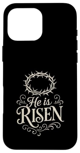 He Is Risen - Risen Cross Jesus Religiöse Ostern Hülle für iPhone 16 Pro Max He Is Risen - Risen Cross Jesus Religiöse Ostern Hülle für iPhone 16 Pro Max von FUNNY