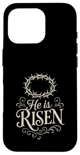 He Is Risen - Risen Cross Jesus Religiöse Ostern Hülle für iPhone 16 Pro He Is Risen - Risen Cross Jesus Religiöse Ostern Hülle für iPhone 16 Pro von FUNNY