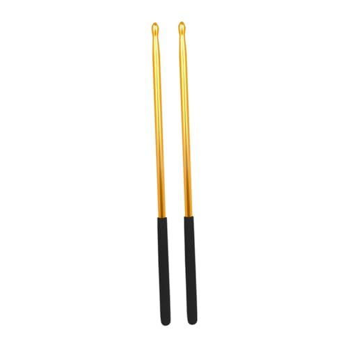 FUNOMOCYA 1 Paar Trommelstock Ergonomisch Trommelstöcke Schlagzeug Kohlenstoff Trommeln Schlüssel Trommel-Übungsstöcke für Erwachsene Aluminiumlegierung Golden FUNOMOCYA 1 Paar Trommelstock Ergonomisch Trommelstöcke Schlagzeug Kohlenstoff Trommeln Schlüssel Trommel-Übungsstöcke für Erwachsene Aluminiumlegierung Golden von FUNOMOCYA