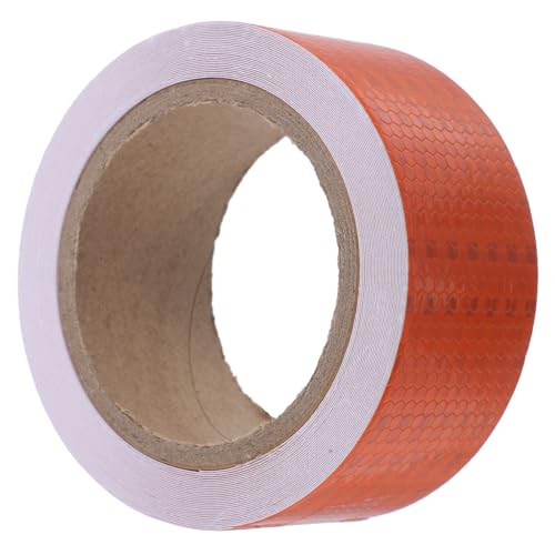 FUNOMOCYA 1 Rolle Reflektieren Des Klebeband Warnung Reflektoren Neonband Reflektierendes Band Aufkleber Vorsichtsband Gaffers Tape Reflektorband Sichtweite Warnband Orange Pvc FUNOMOCYA 1 Rolle Reflektieren Des Klebeband Warnung Reflektoren Neonband Reflektierendes Band Aufkleber Vorsichtsband Gaffers Tape Reflektorband Sichtweite Warnband Orange Pvc von FUNOMOCYA