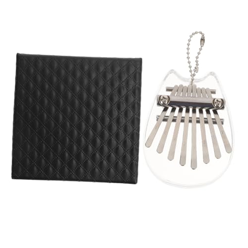 FUNOMOCYA 1 Satz 8-Ton Kalimba Musical Schlüssel Anfänger kinderinstrumente musikinstrumente Daumenklavier Musikalisches Fingerklavier Handklavier mit acht Tasten Acryl von FUNOMOCYA