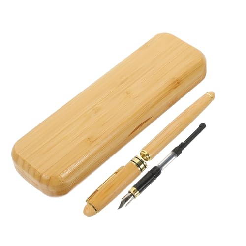 FUNOMOCYA 1 Satz Retro-füllfederhalter Füllfederhalter Schreiben Kalligraphie Tragbarer Stift Zarter Füllfederhalter Stift Zum Schreiben Füller Light Brown Rostfreier Stahl FUNOMOCYA 1 Satz Retro-füllfederhalter Füllfederhalter Schreiben Kalligraphie Tragbarer Stift Zarter Füllfederhalter Stift Zum Schreiben Füller Light Brown Rostfreier Stahl von FUNOMOCYA