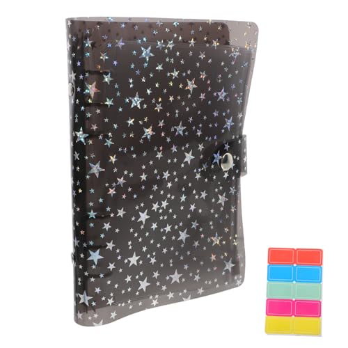 FUNOMOCYA 1 Set Practical Budget Planer Notepad Mit Nachfüllbarer Lose -blatt -binder Für Geldeinsparungen Und Bargeldfüllung Mit Softcover Für Die Persönliche Organisation Schwarz von FUNOMOCYA
