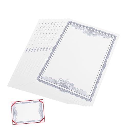 FUNOMOCYA 10 Stück Ehrenurkundenpapier Auszeichnungsurkunde Pergament Bedruckbares Auszeichnungspapier A4 Urkundenpapier Bedruckbares Urkundenpapier Einfaches Zeitungspapier von FUNOMOCYA