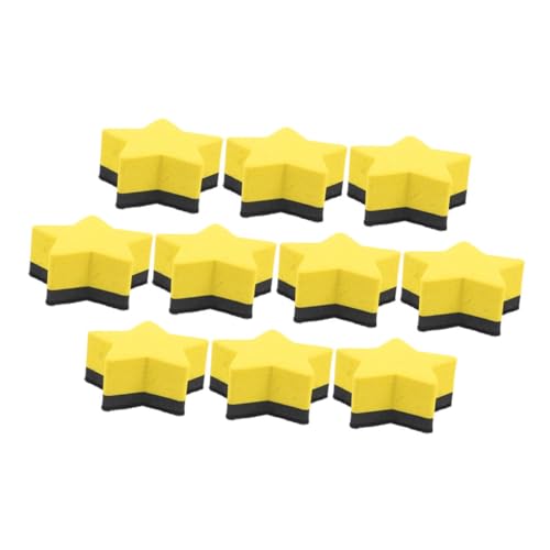 FUNOMOCYA 10 Stück Pentagramm-Radiergummi Whiteboard-Radierer magnetisch Weißes Brett kleine Tafel Whiteboard-Staubwedel Radiergummis Planke Tafelradierer tragbare Whiteboard-Löscher Eva FUNOMOCYA 10 Stück Pentagramm-Radiergummi Whiteboard-Radierer magnetisch Weißes Brett kleine Tafel Whiteboard-Staubwedel Radiergummis Planke Tafelradierer tragbare Whiteboard-Löscher Eva von FUNOMOCYA
