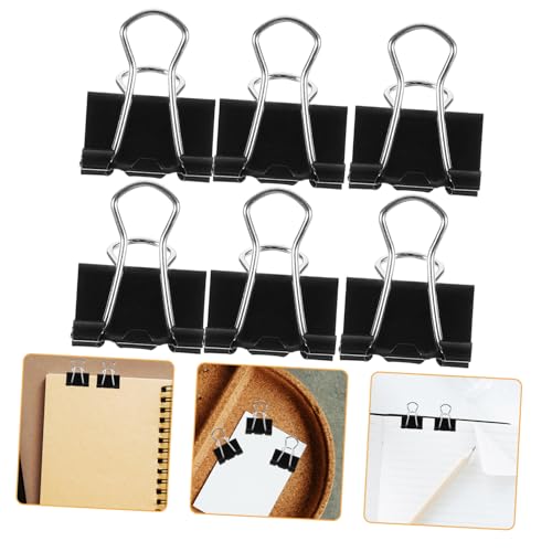 FUNOMOCYA 100 Stück Mini Long Tail Clip Dokumentclips Großbinderklammern Klemmen für Büro Kleine Metallclips Office -Dokument -Push -Klemme Büroklammern kleine Heftklammern Rostfreier Stahl FUNOMOCYA 100 Stück Mini Long Tail Clip Dokumentclips Großbinderklammern Klemmen für Büro Kleine Metallclips Office -Dokument -Push -Klemme Büroklammern kleine Heftklammern Rostfreier Stahl von FUNOMOCYA