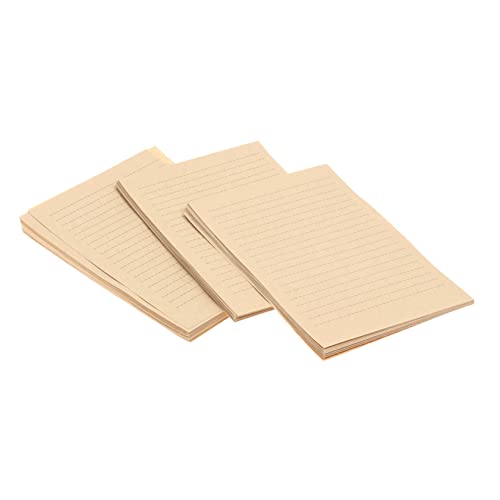 FUNOMOCYA 100Blätter Vintage Briefpapier Nostalgisches Briefschreibpapier Mit Hochwertiges Kraftpapier Für Persönliche Briefe Und Notizen von FUNOMOCYA