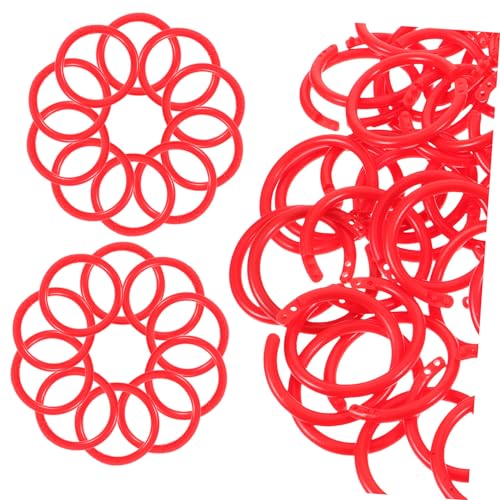 FUNOMOCYA 100Stücke Lernkartenringe aus Flexible Binderinge für Ringbücher für DIY Projekte und Bastelarbeiten Innendurchmesser für Notizblätter und Dokumente FUNOMOCYA 100Stücke Lernkartenringe aus Flexible Binderinge für Ringbücher für DIY Projekte und Bastelarbeiten Innendurchmesser für Notizblätter und Dokumente von FUNOMOCYA