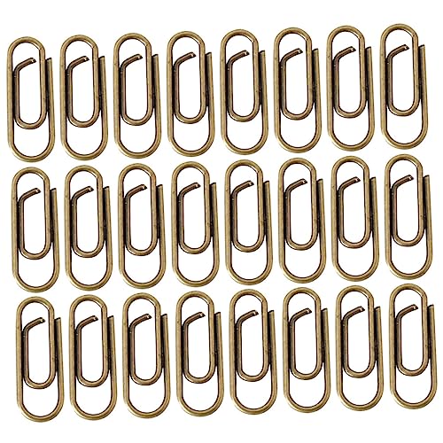 FUNOMOCYA 100Stücke Metall Büroklammern Dekorative Paperclips für Schule und Büro Starke Klemmkraft Langlebig und Rostfrei Vielseitig Einsetzbar für Dokumente und Dateien FUNOMOCYA 100Stücke Metall Büroklammern Dekorative Paperclips für Schule und Büro Starke Klemmkraft Langlebig und Rostfrei Vielseitig Einsetzbar für Dokumente und Dateien von FUNOMOCYA