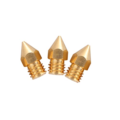 FUNOMOCYA 12 Stück 3d -druckdüse Zubehör Extruderdüse Messingdüse Für 3d-drucker 3d-druckerdüse Golden von FUNOMOCYA