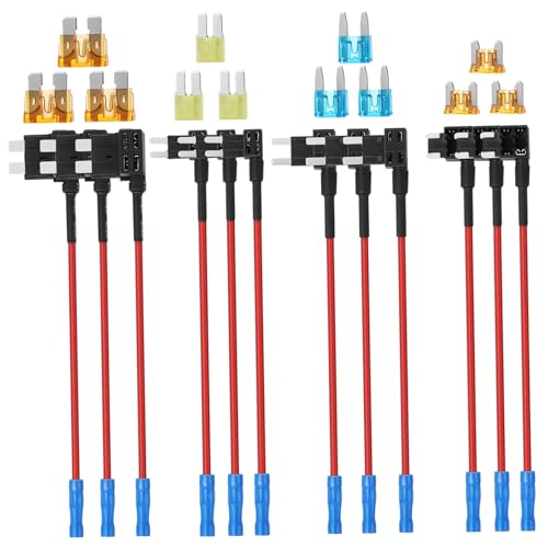 FUNOMOCYA 12 Teiliges Elektro Set Mikro Sicherungsabgriff Sicherungsabgriff Kit Sicherungshalter Kfz Sicherungsabgriff Low Profile Auto Sicherungsadapter Inline Sicherungshalter FUNOMOCYA 12 Teiliges Elektro Set Mikro Sicherungsabgriff Sicherungsabgriff Kit Sicherungshalter Kfz Sicherungsabgriff Low Profile Auto Sicherungsadapter Inline Sicherungshalter von FUNOMOCYA