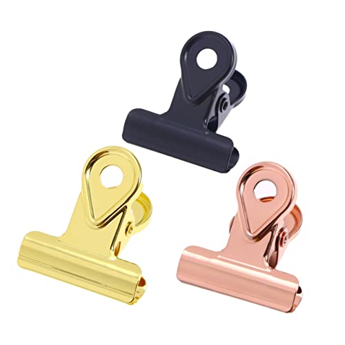 FUNOMOCYA 15 Stück Büroklammern Scharnierclips Papierklammer Kupferklammer FUNOMOCYA 15 Stück Büroklammern Scharnierclips Papierklammer Kupferklammer von FUNOMOCYA