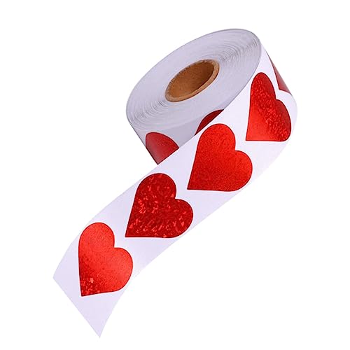 FUNOMOCYA 1Rolle Selbstklebende Herzaufkleber Dekorative Siegeletiketten für Valentinstag Hochzeit Scrapbooking Leuchtende Einfach Anzubringen Vielseitig Einsetzbar FUNOMOCYA 1Rolle Selbstklebende Herzaufkleber Dekorative Siegeletiketten für Valentinstag Hochzeit Scrapbooking Leuchtende Einfach Anzubringen Vielseitig Einsetzbar von FUNOMOCYA