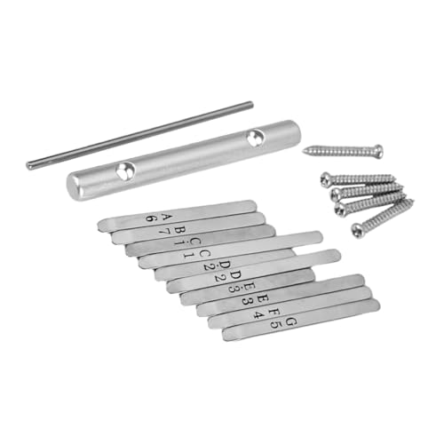 FUNOMOCYA 1Satz Kalimba Tasten Daumenklavier Ersatzteile für DIY Einfache Klarer Robuste für Klangqualität für Anfänger und Musikalität Fördern FUNOMOCYA 1Satz Kalimba Tasten Daumenklavier Ersatzteile für DIY Einfache Klarer Robuste für Klangqualität für Anfänger und Musikalität Fördern von FUNOMOCYA