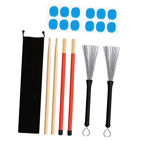 FUNOMOCYA 1Satz Trommelbürsten und Holz Trommelsticks Professionelles Drum Zubehör für Erwachsene für Leise Übungen und Knackige Klänge mit Komfortablen Griffen FUNOMOCYA 1Satz Trommelbürsten und Holz Trommelsticks Professionelles Drum Zubehör für Erwachsene für Leise Übungen und Knackige Klänge mit Komfortablen Griffen von FUNOMOCYA