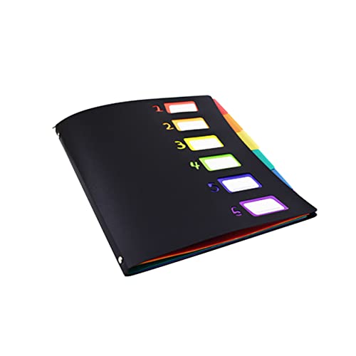 FUNOMOCYA 1Stück Rainbow Ordner Mit Snap Closure Erweiterbarer Dokumentenordner Für Büro Schule Und Zuhause Robustes Bruchsicheres Kunststoffmaterial Für Organisation Wichtiger von FUNOMOCYA