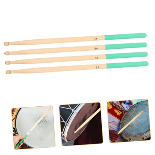 FUNOMOCYA 2 Paare Trommelstock Trommelstöcke Üben Sie Drum Pad Drum-Pad-Übungen Erwachsene Zubehör für Schlaginstrumente Xylophonschläger Percussion Mallets Ahorn Green FUNOMOCYA 2 Paare Trommelstock Trommelstöcke Üben Sie Drum Pad Drum-Pad-Übungen Erwachsene Zubehör für Schlaginstrumente Xylophonschläger Percussion Mallets Ahorn Green von FUNOMOCYA