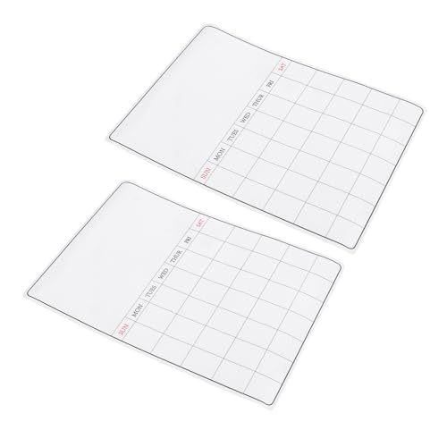 FUNOMOCYA 2 Stück Magnetischer Zeitplan Magnetischer Notizblock Für Den Kühlschrank Mahlzeitenplaner Tafel Täglicher Wandplaner Kühlschrank Magnetischer Kühlschrankplaner FUNOMOCYA 2 Stück Magnetischer Zeitplan Magnetischer Notizblock Für Den Kühlschrank Mahlzeitenplaner Tafel Täglicher Wandplaner Kühlschrank Magnetischer Kühlschrankplaner von FUNOMOCYA