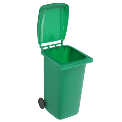 FUNOMOCYA 2 Stück Multifunktionaler Stifthalter aufbewahrungsdose storage boxes ablageboxen stifteschale Tisch-Mülleimer Desktop-Abfalleimer -Mülltonnen Tisch Mülleimer pp Green von FUNOMOCYA