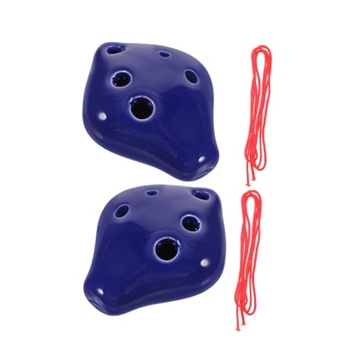 FUNOMOCYA 2 Stück Okarina Keramik Ocarina Musikinstrumente Ocarina-Instrument süß Ocarina-Hautpflege Nackeninstrument einzigartige Instrumente Ocarina C-Taste Blau FUNOMOCYA 2 Stück Okarina Keramik Ocarina Musikinstrumente Ocarina-Instrument süß Ocarina-Hautpflege Nackeninstrument einzigartige Instrumente Ocarina C-Taste Blau von FUNOMOCYA