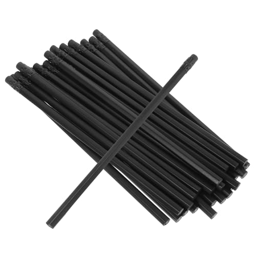 FUNOMOCYA 24Stücke Bleistifte Mit Radiergummi Holzstifte Für Malerei Und Schreiben Ergonomisches Design Unbedenklich Für Schule Und Kreative Projekte von FUNOMOCYA