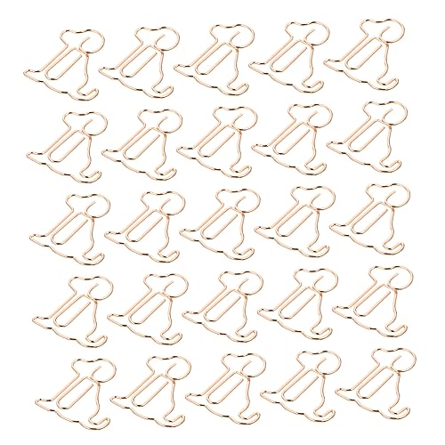 FUNOMOCYA 25Stücke Kreative Büroklammern Hund Form Elegante Metallclips für Notizen Fotos und Karten für Büro Schule und Kreatives Arbeiten FUNOMOCYA 25Stücke Kreative Büroklammern Hund Form Elegante Metallclips für Notizen Fotos und Karten für Büro Schule und Kreatives Arbeiten von FUNOMOCYA