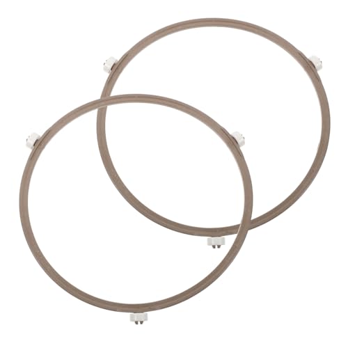 FUNOMOCYA 2Stücke Mikrowellen Drehteller Ring Rotierender Halter Für Mikrowellenofen Korrosionsbeständig Langlebig Ersetzen Für Optimale FUNOMOCYA 2Stücke Mikrowellen Drehteller Ring Rotierender Halter Für Mikrowellenofen Korrosionsbeständig Langlebig Ersetzen Für Optimale von FUNOMOCYA