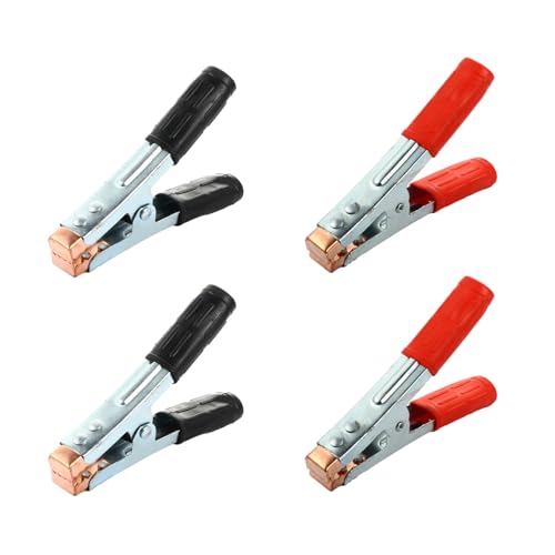 FUNOMOCYA 4 Stück Ladeclip Elektrischer Testclip Kabelschuh Fahrzeug Gator Clips Autobatterieladegerät Starthilfeklemme Crimpbatterie Krokodilklemme Autos Automobil Leitungssondenclip FUNOMOCYA 4 Stück Ladeclip Elektrischer Testclip Kabelschuh Fahrzeug Gator Clips Autobatterieladegerät Starthilfeklemme Crimpbatterie Krokodilklemme Autos Automobil Leitungssondenclip von FUNOMOCYA