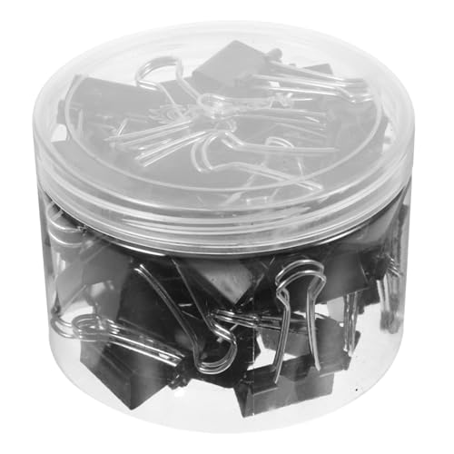 FUNOMOCYA 48 Stück Langes Schwanzclip -Schreibwaren kleine Heftklammern Büroklammer Kleine Clips Befestigungsclips für Dokumente sortierte Bindeklammern Metall Black FUNOMOCYA 48 Stück Langes Schwanzclip -Schreibwaren kleine Heftklammern Büroklammer Kleine Clips Befestigungsclips für Dokumente sortierte Bindeklammern Metall Black von FUNOMOCYA