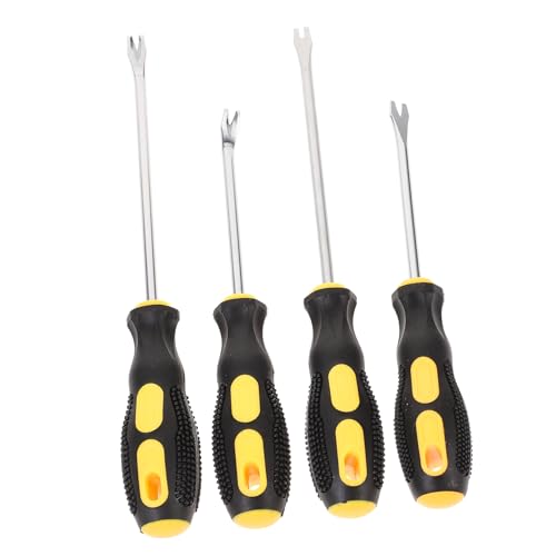 FUNOMOCYA 4Stücke Teiliges Nagelentferner Für Multifunktionales Werkzeug Entfernen Von Heftklammern Nägeln Und Reißnägeln Ergonomisches Design Für Einfache Handhabung von FUNOMOCYA