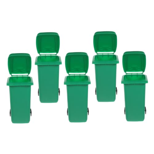 FUNOMOCYA 5 Stück Multifunktionaler Stifthalter kleiner Vorratsbehälter Mini-Behälter Büro Arbeitsplatte Tischplatte Multifunktionaler Speicherhalter Winzige Mülltonne Mülleimer pp Grün FUNOMOCYA 5 Stück Multifunktionaler Stifthalter kleiner Vorratsbehälter Mini-Behälter Büro Arbeitsplatte Tischplatte Multifunktionaler Speicherhalter Winzige Mülltonne Mülleimer pp Grün von FUNOMOCYA